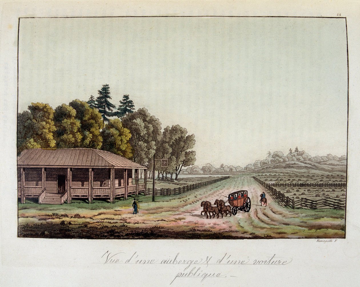 Herberg en diligence in de Verenigde Staten - in 