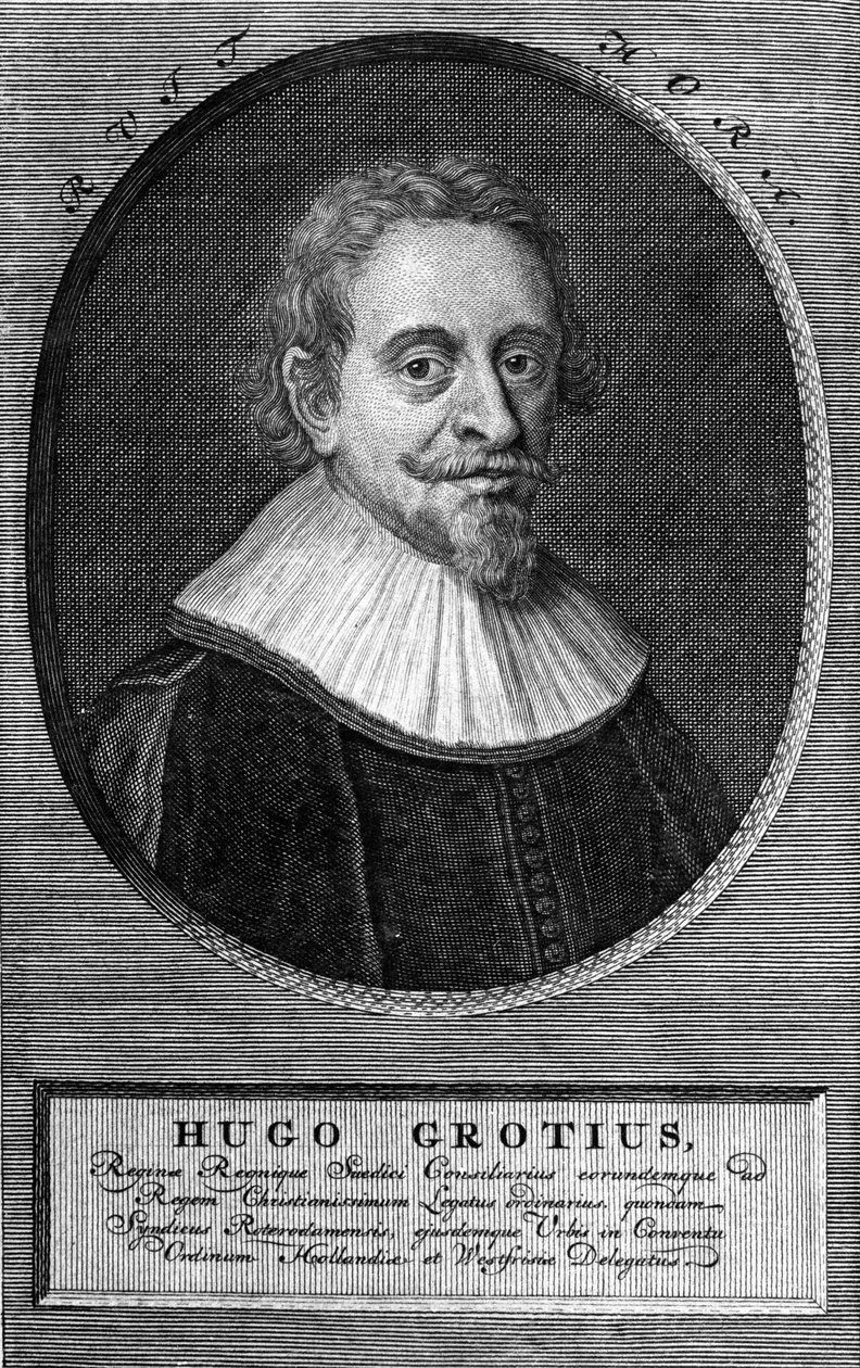 Hugo Grotius (1583-1645) (Huig de Groot), Nederlandse jurist en diplomaat. door Unknown artist