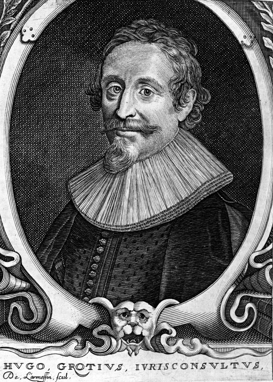 Hugo Grotius (1583-1645) (Huig de Groot), Nederlandse jurist en diplomaat. door Unknown artist