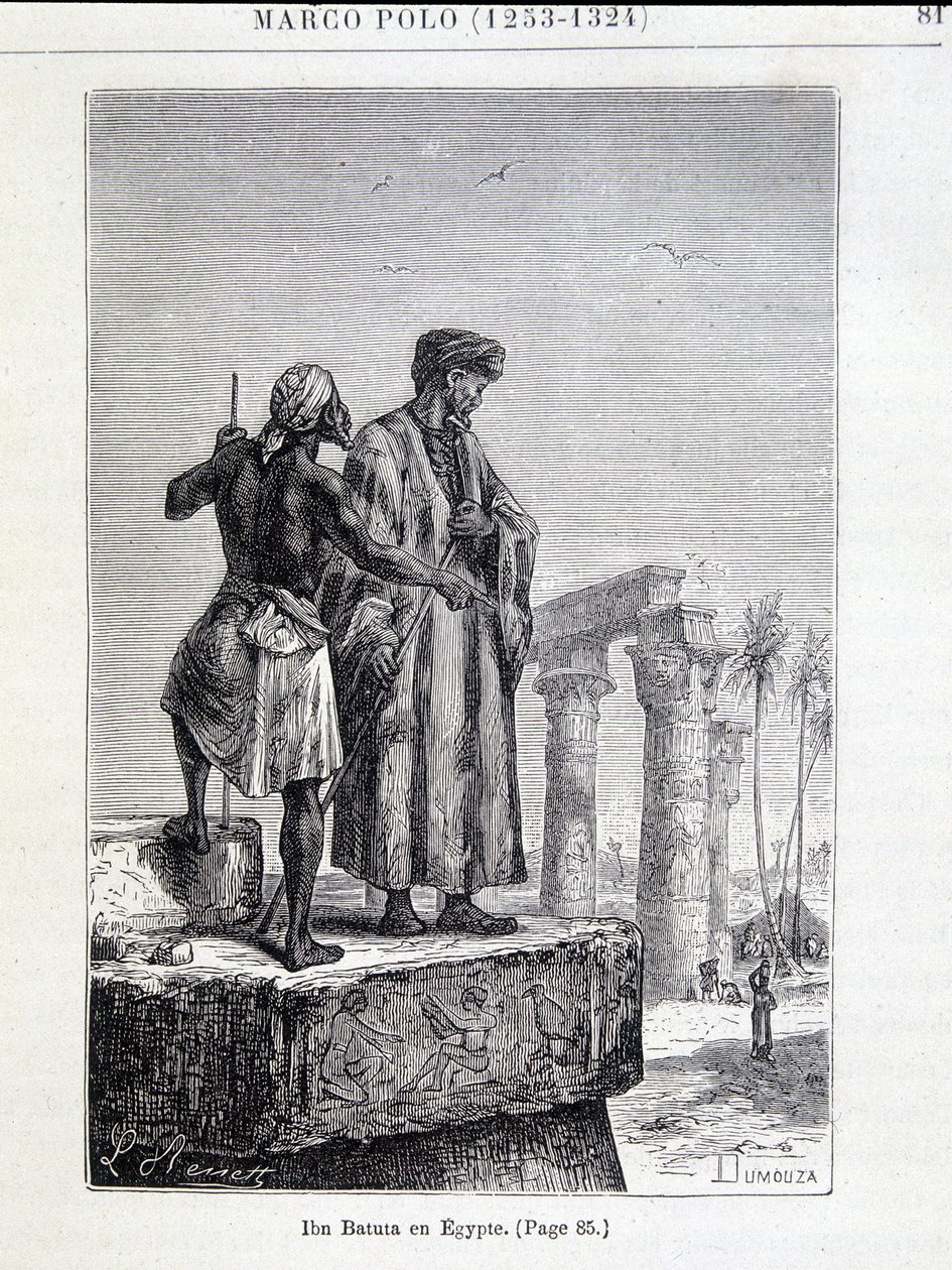 Ibn Battuta (1307-1377) in Egypte - in 