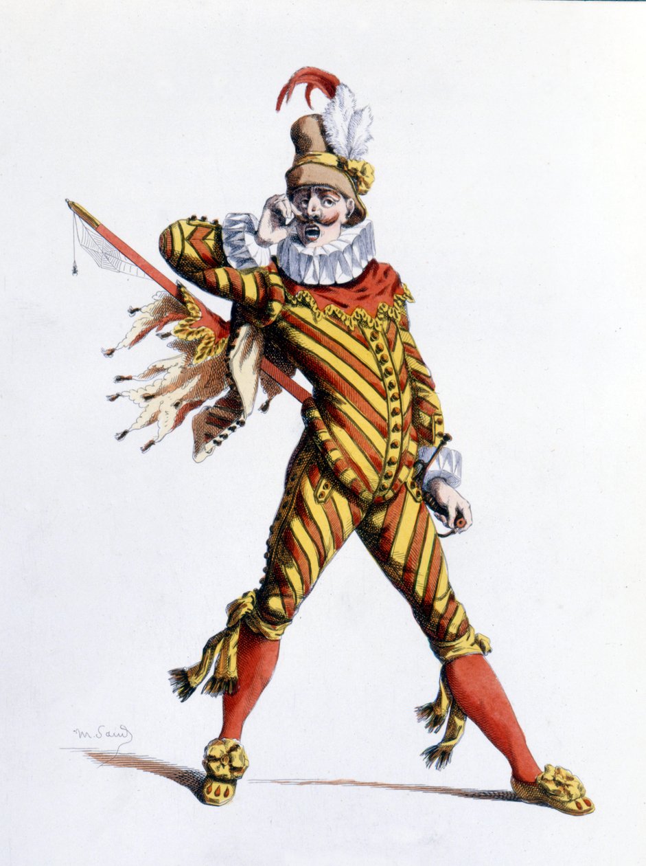 Il capitan Spavento (kapitein Fracasse) door Unknown artist