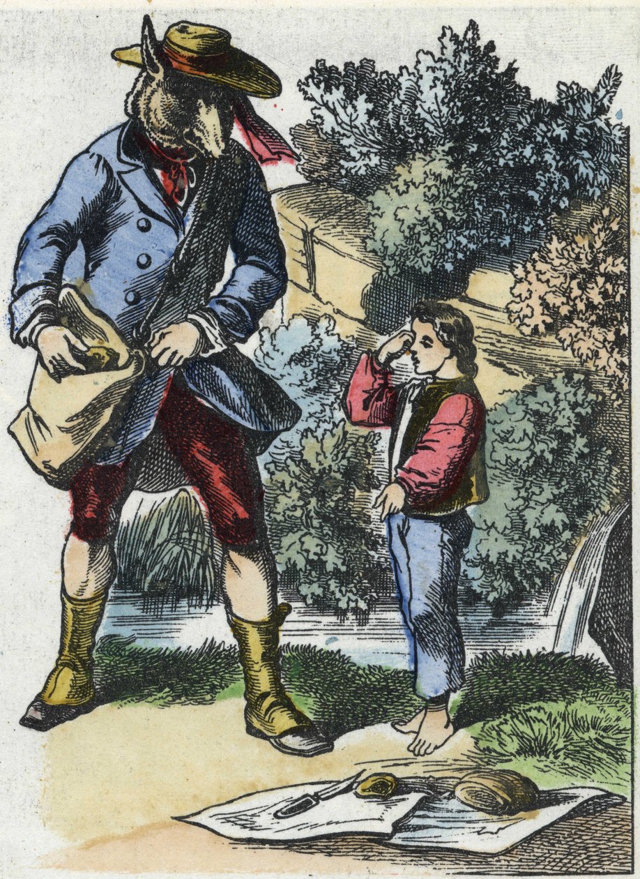 Illustratie van het sprookje 