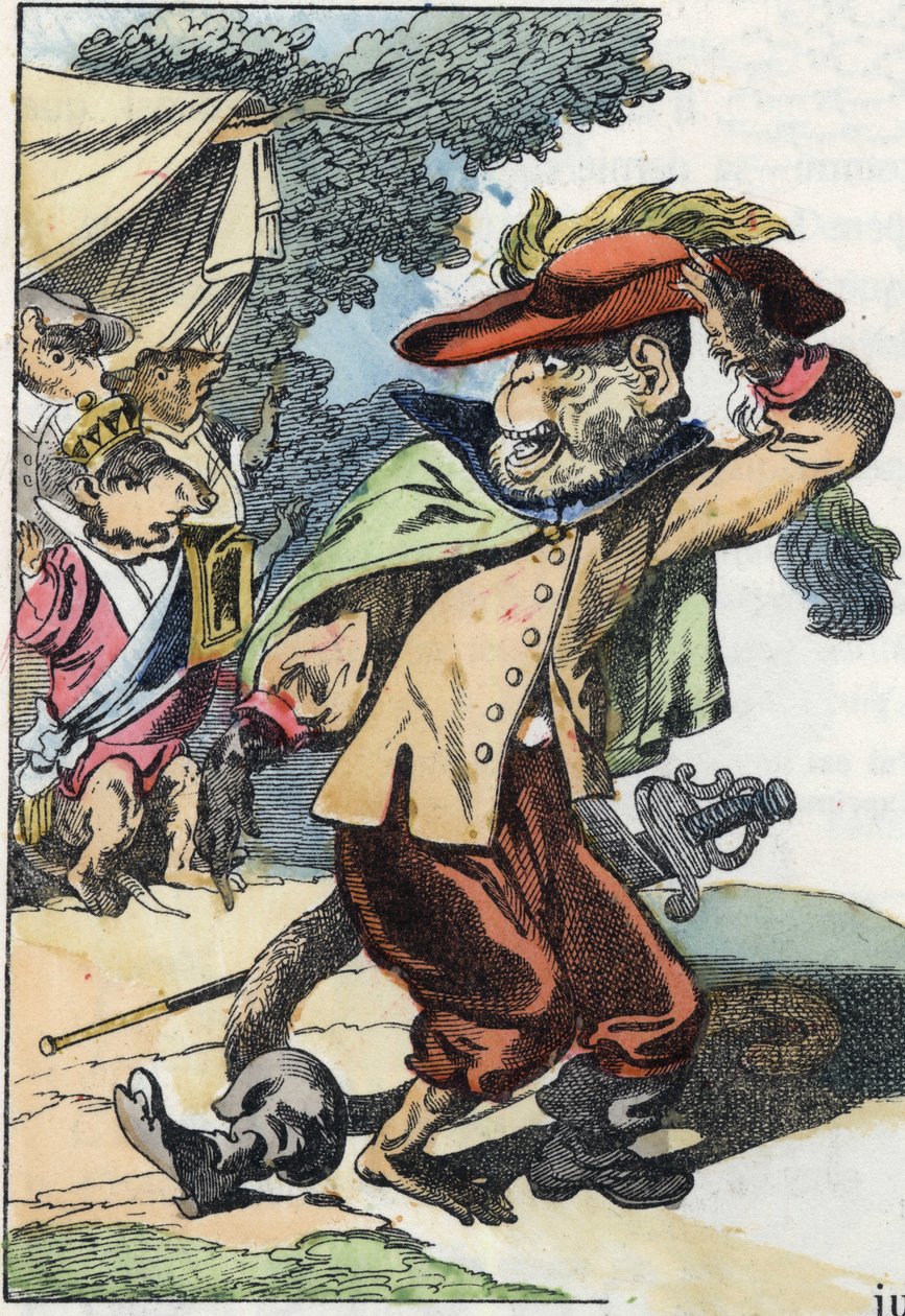 Illustratie van het sprookje 