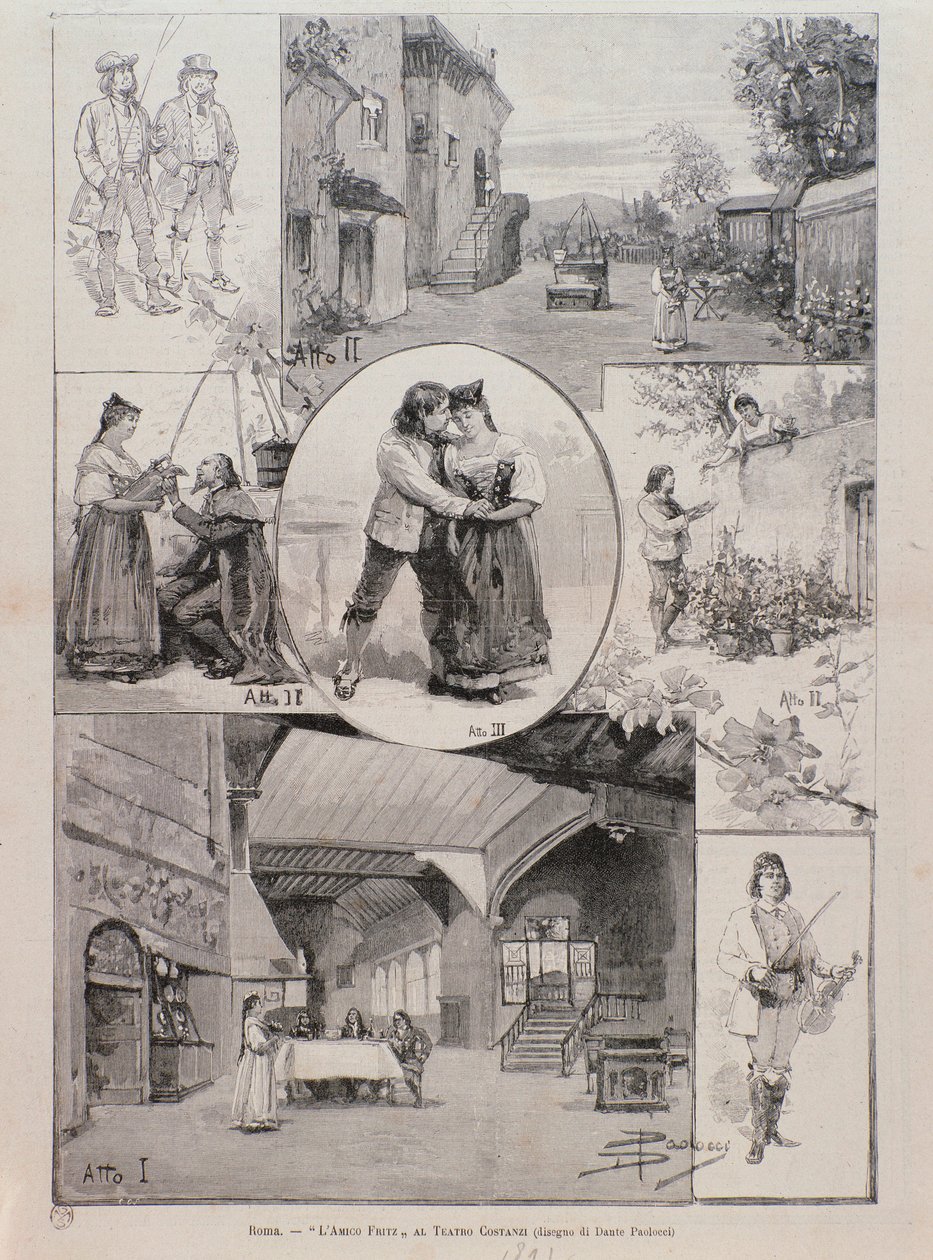Illustraties voor de opera L
