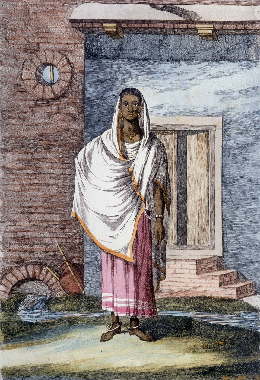 Indiase cultuur en beschaving: Hidjera, ballerina in India. door Unknown artist