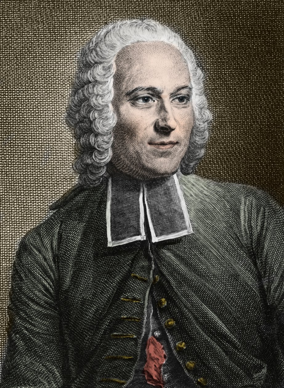 Jean-Antoine Nollet (1700-1770), Franse experimentele natuurkundige en geestelijke - Portret van de Abt Jean Antoine Nollet (1700-1770), Franse natuurkundige door Unknown artist