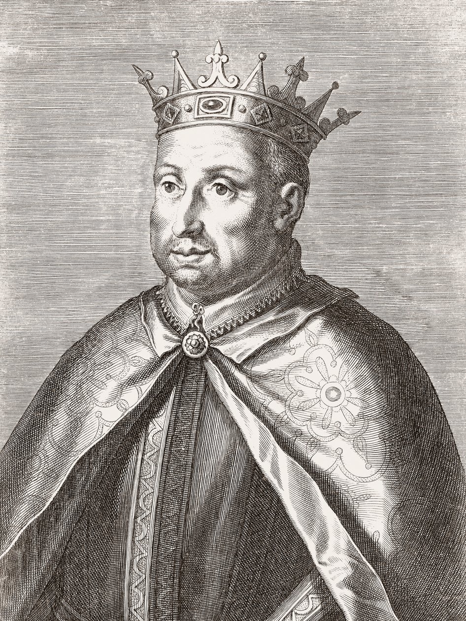 Koning Afonso II van Portugal (portret) door Unknown artist