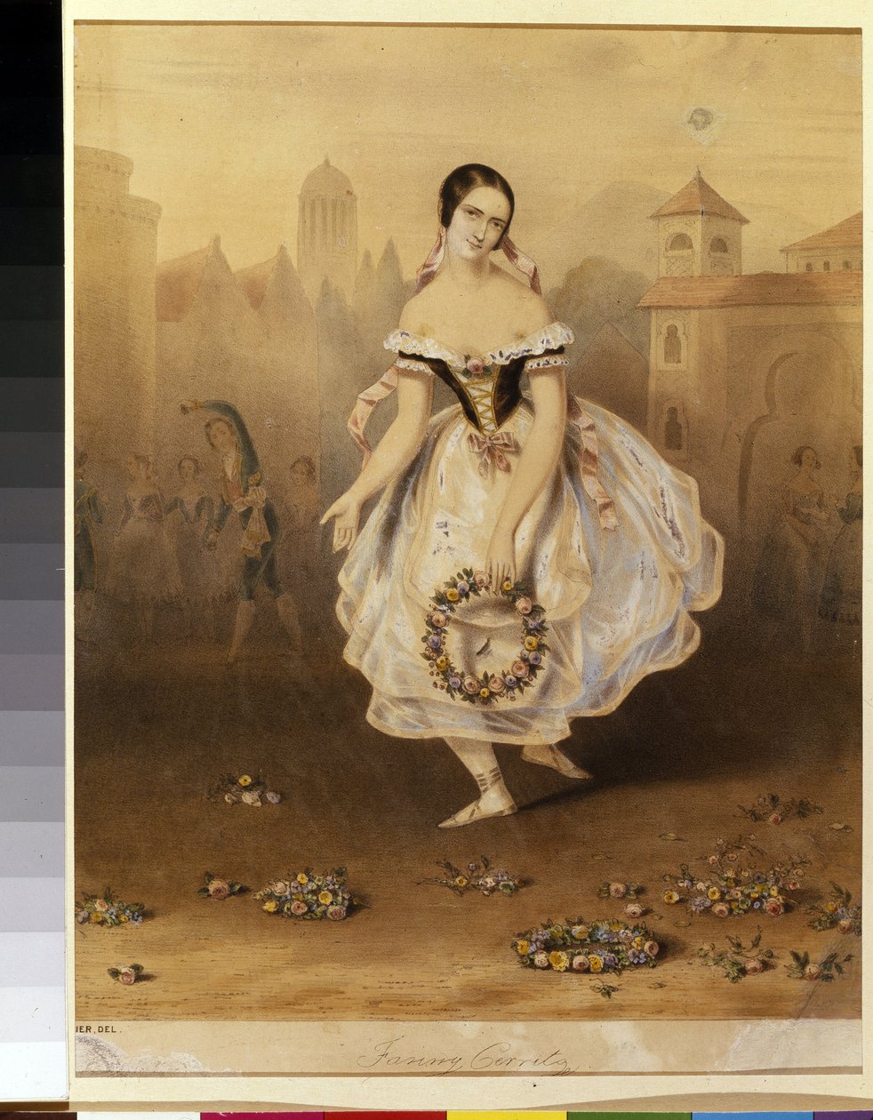 De Italiaanse ballerina Fanny Cerrito door Unknown artist