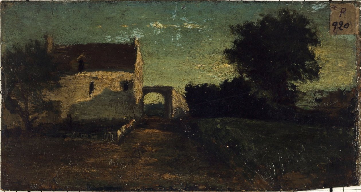 La porte de Clamart (), circa 1850, tussen 1845 en 1855 (olieverf op hout) door Unknown artist