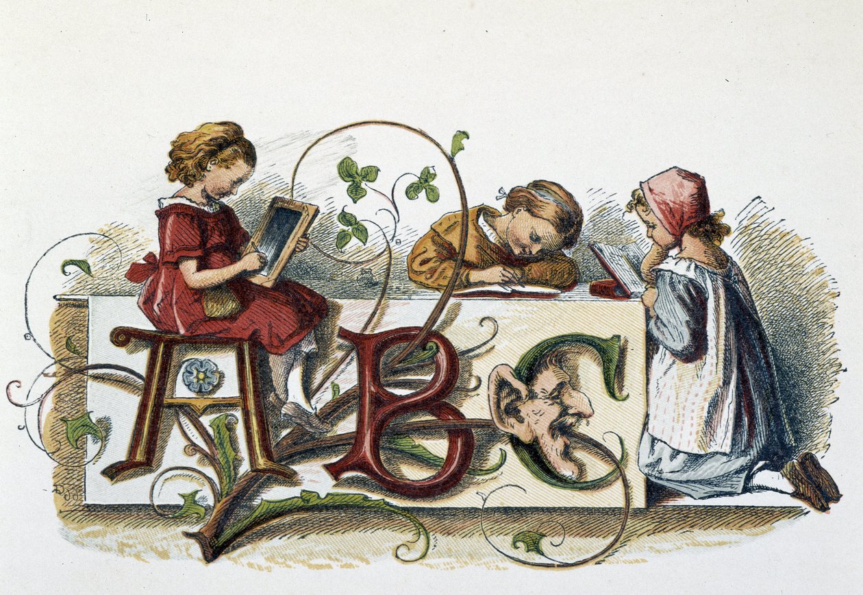 Lezen en schrijven van kinderen (in 