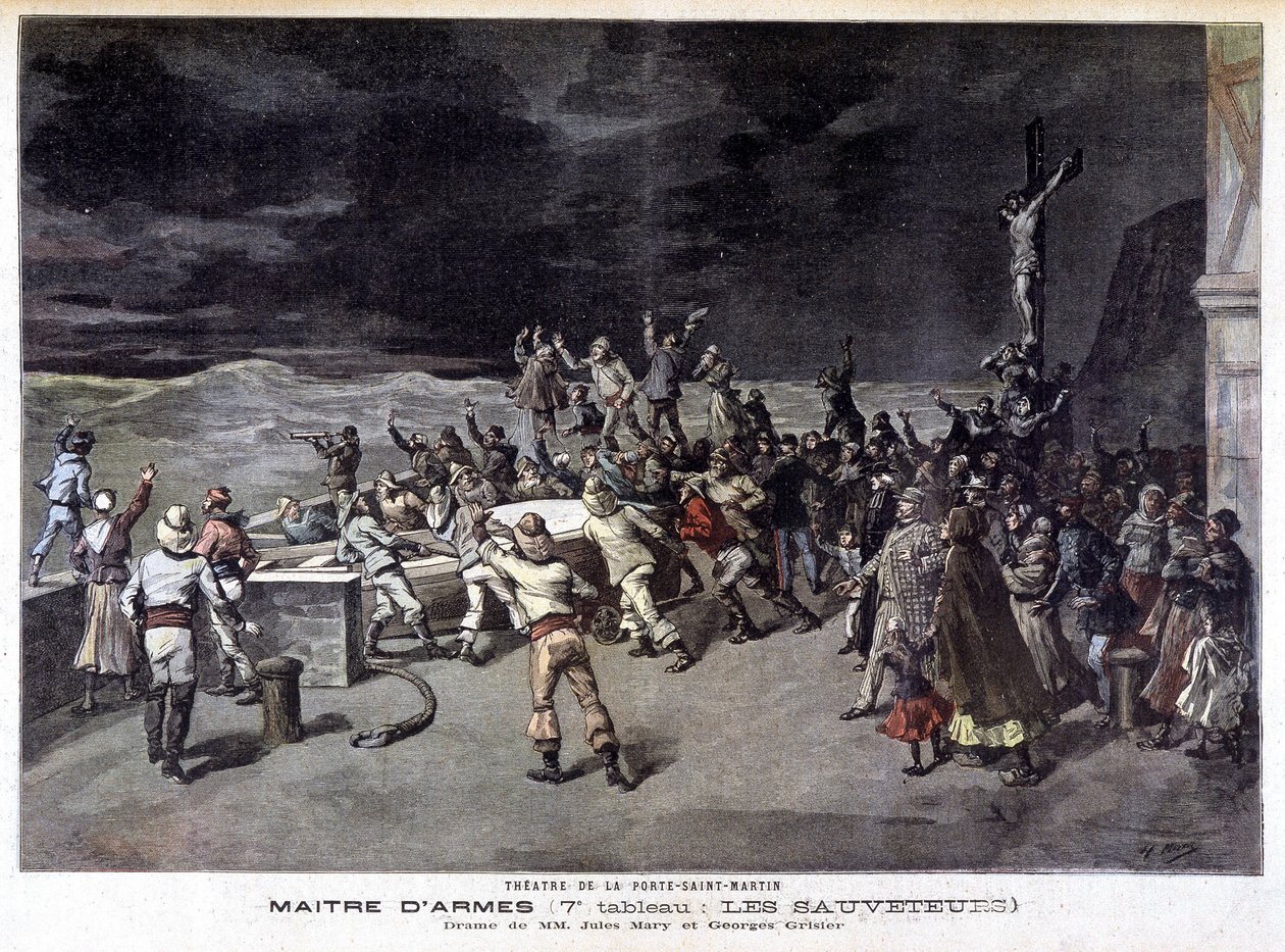 Les rescueurs: 7e schilderij van het stuk 