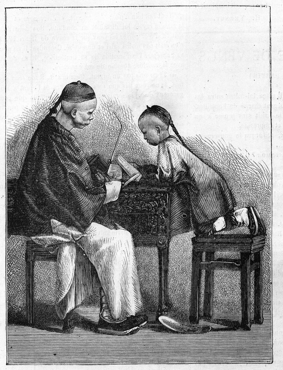 Leven in China in de 19e eeuw: Een lezing door Unknown artist