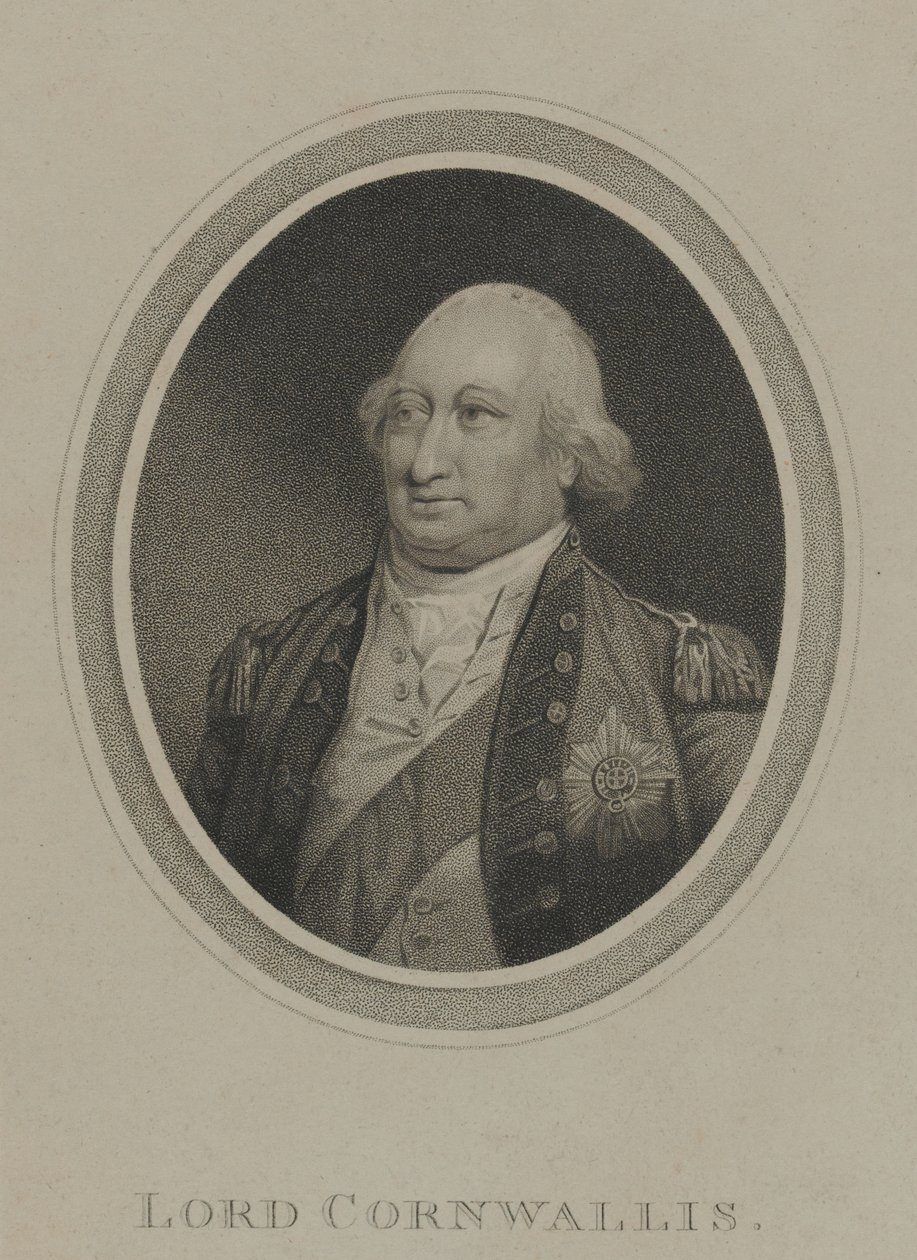 Lord Cornwallis door Unknown artist