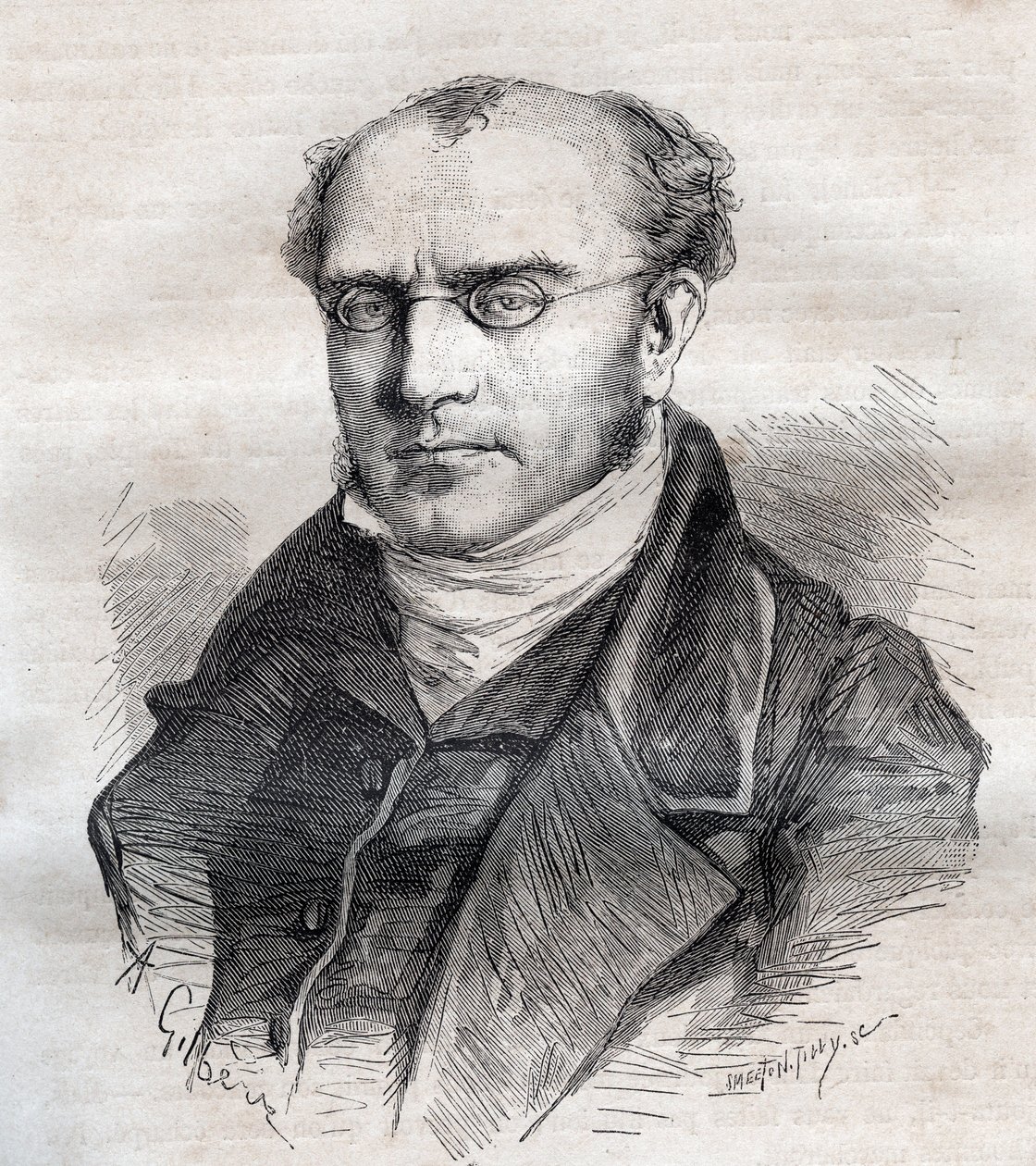 Louis-Chrysostome (Louis Chrysostome) Michel di Michel de Bourges 1797-1853 Franse advocaat en politicus. door Unknown artist