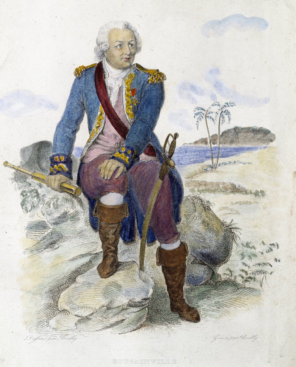 Louis Antoine, Graaf van Bougainville, Franse navigator - in 