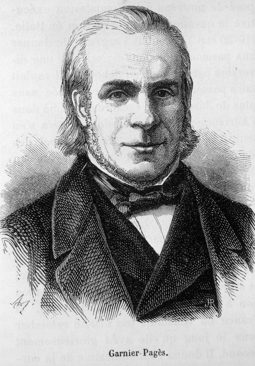 Louis Antoine Garnier Pagès (1803-1878), Franse politicus (gravure) door Unknown artist