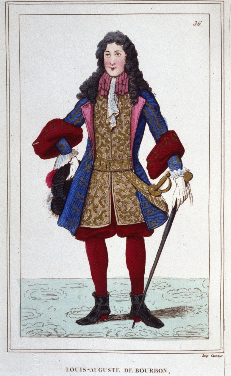 Louis Auguste de Bourbon, Hertog van Maine (1670-1736). Franse prins door Unknown artist
