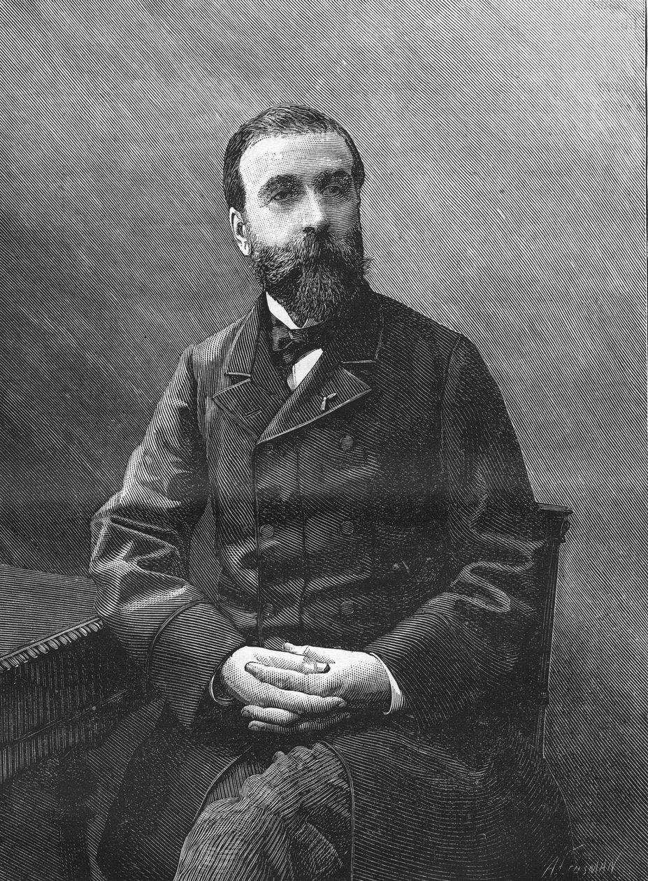 Ludovic Halévy. Franse schrijver 1834-1908 door Unknown artist