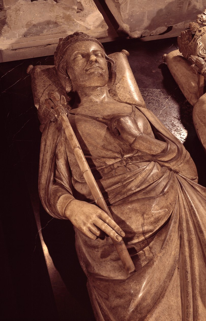Lijk van koning Filips III genaamd Filips de Stoute (1245-1285) door Unknown artist