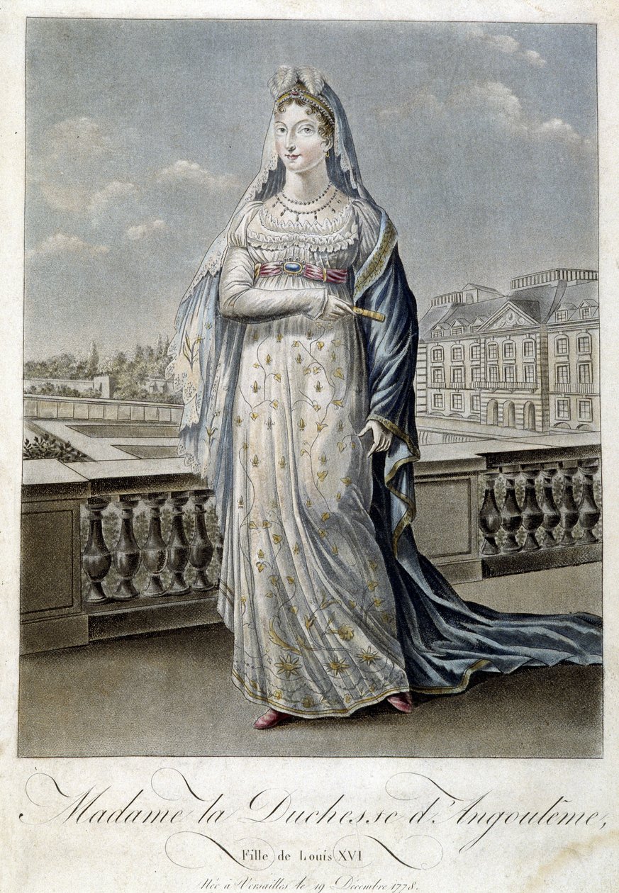 Madame de Hertogin van Angoulême (Marie Thérèse of Madame Royale) door Unknown artist