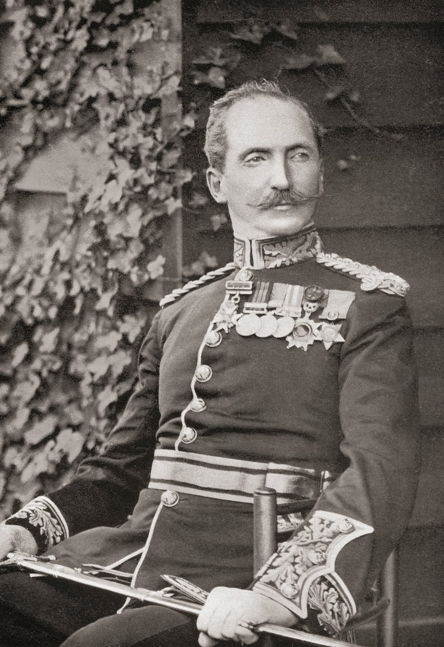 Generaal-majoor Arthur Fitzroy Hart-Synnot, uit het boek South Africa and the Transvaal War door Louis Creswicke, uitgegeven 1900 door Unknown