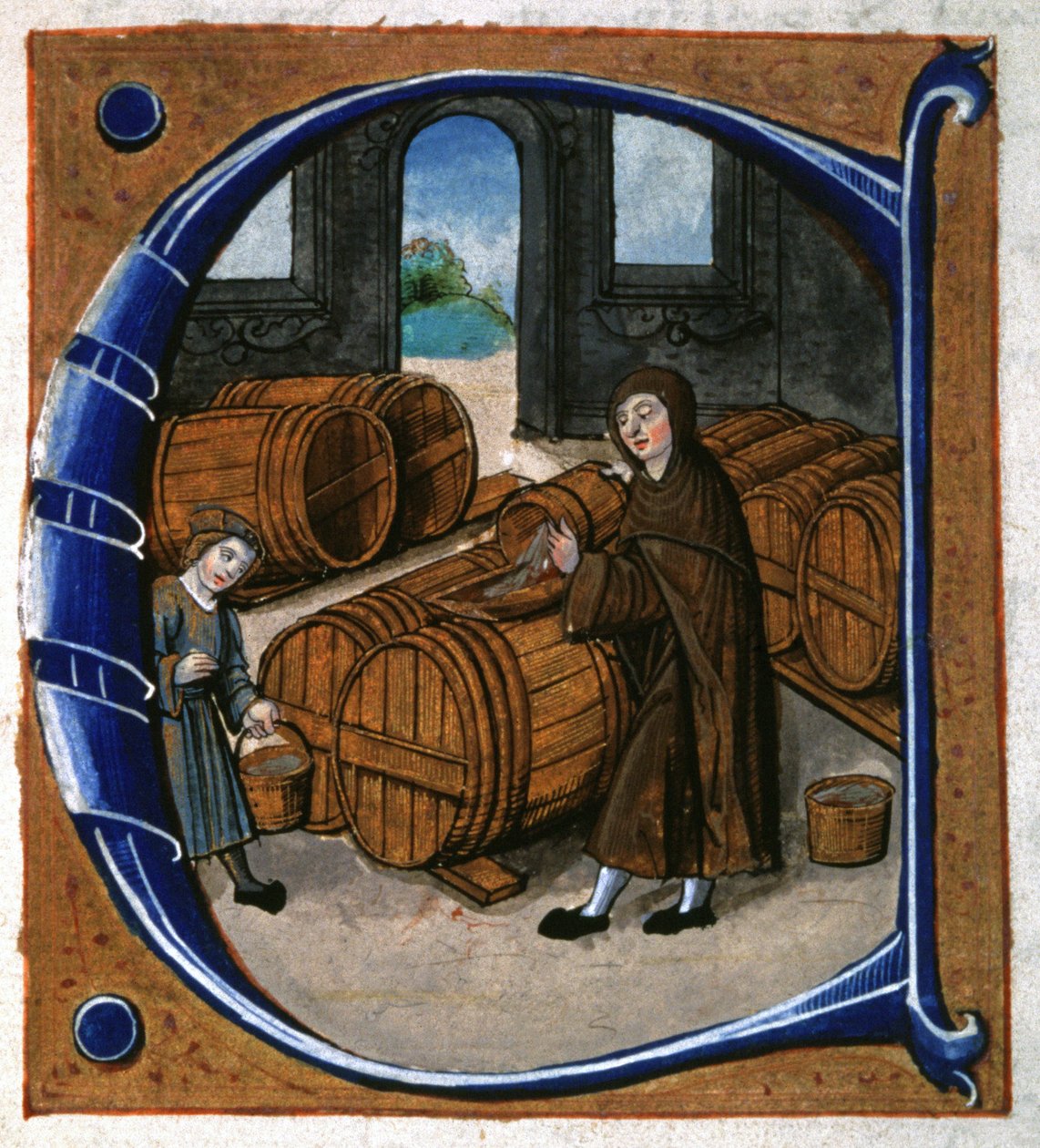 Wijnproductie door Unknown artist