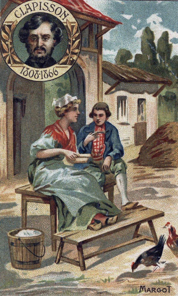 Margot opera komisch uit 1857 door Antoine Louis Clapisson (1808-1866). Chromo uit het einde van de 19e eeuw door Unknown artist