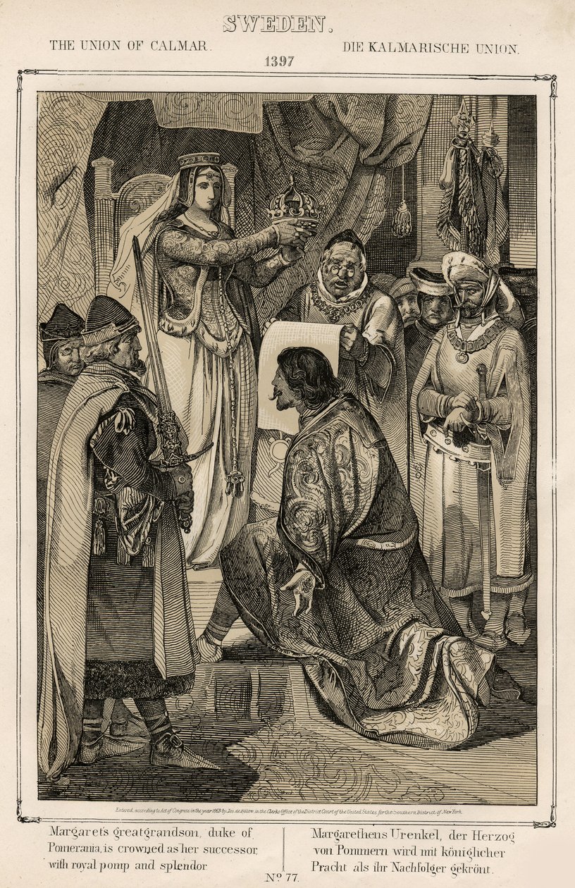 Margaretha I van Denemarken, Noorwegen en Zweden - De Unie van Kalmar door Unknown artist