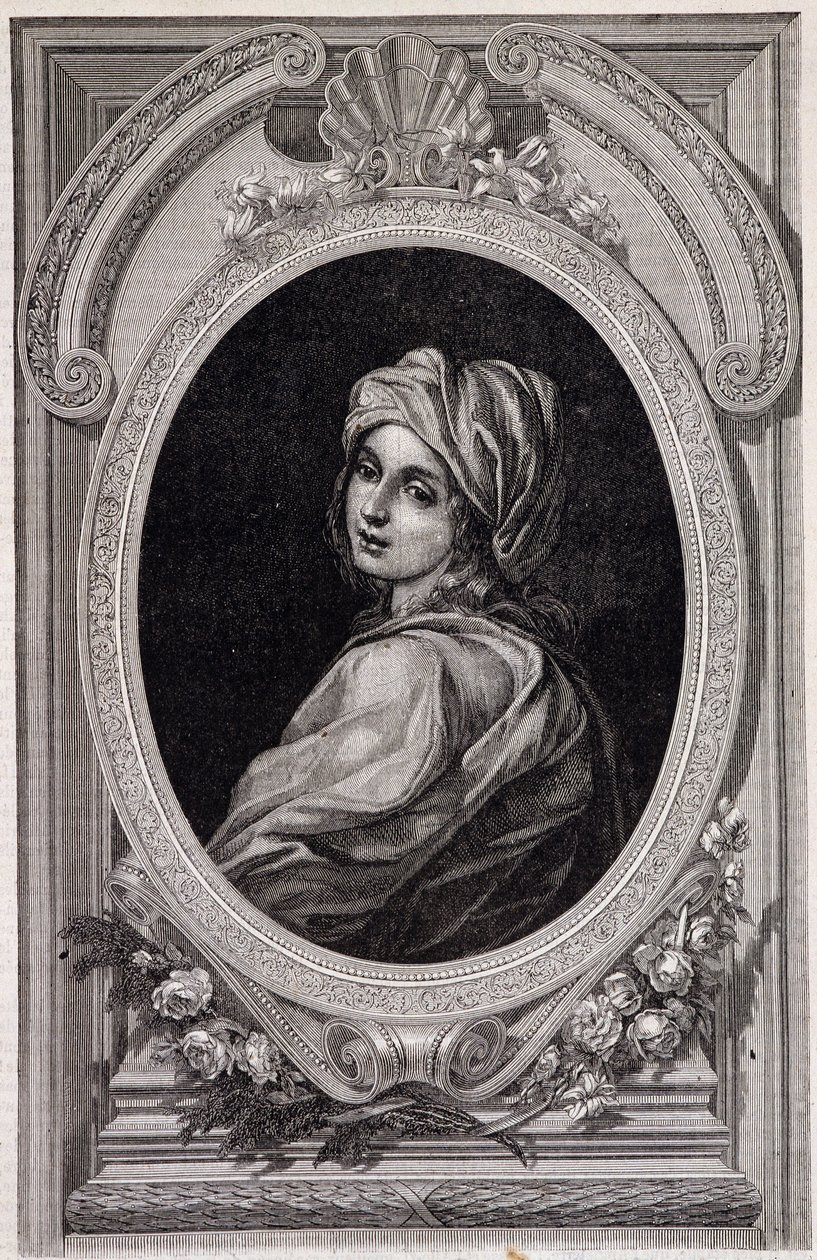 Medaillonportret van Pausin Johanna - in 