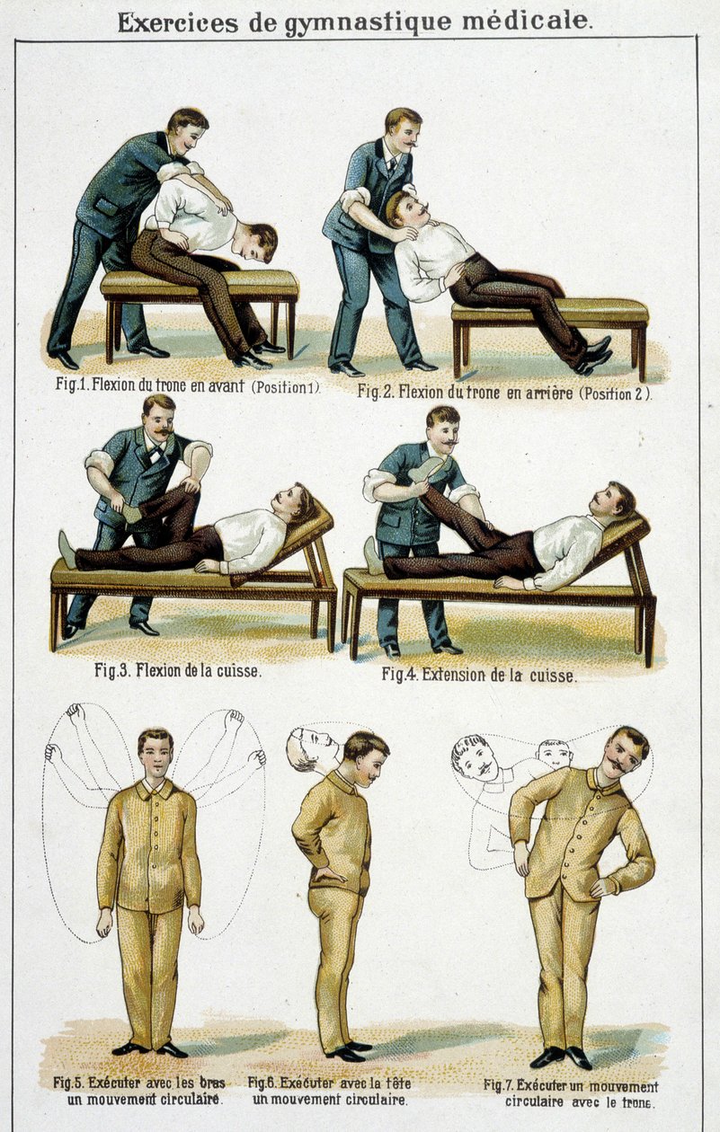 Medische gymnastiekoefeningen - in 