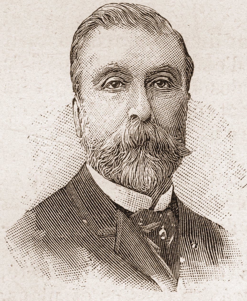 Leden van de Académie Française in 1895: portret van Ludovic Halevy (1834-1908), Franse toneelschrijver, librettist en romanschrijver. door Unknown artist