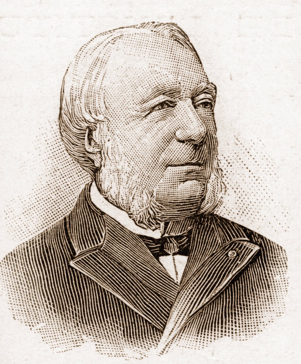 Leden van de Académie Française in 1895: portret van Marie Louis Antoine Gaston Boissier (1823-1908), Franse historicus en filoloog. door Unknown artist