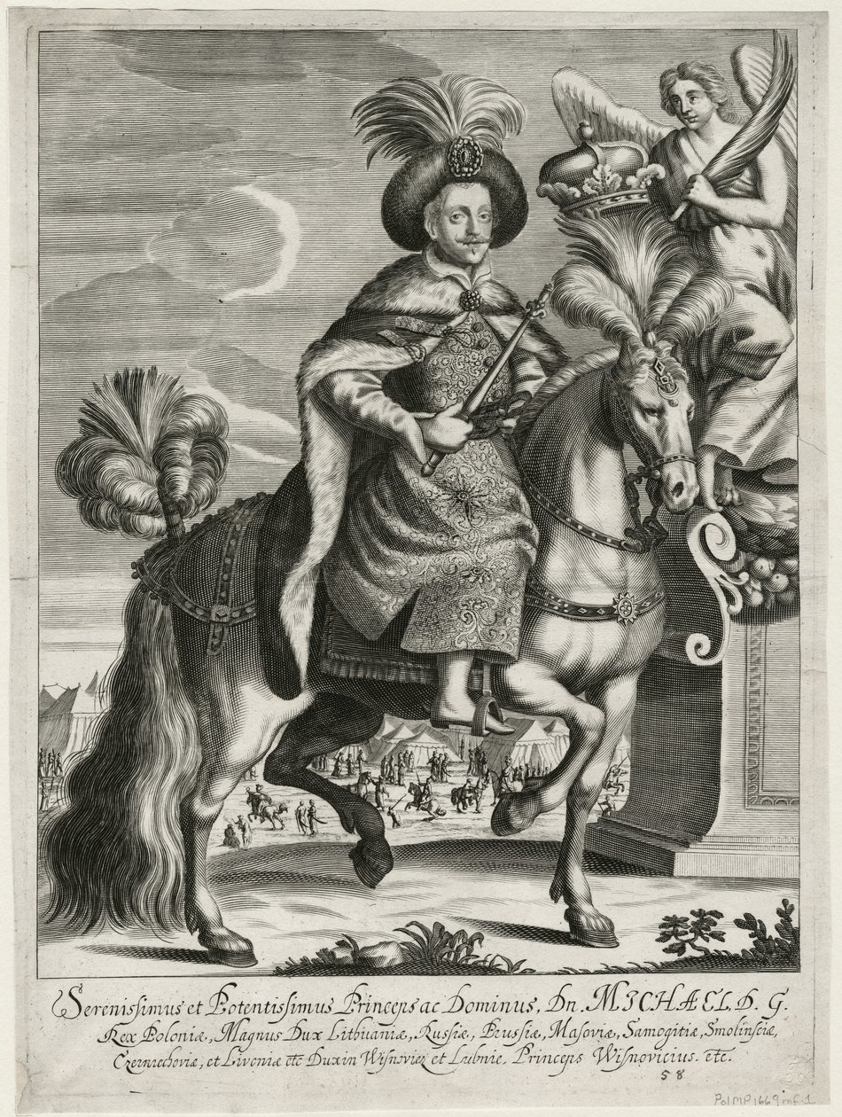 Michal Korybut Wisniowiecki (1640-1673), koning van Polen en groothertog van Litouwen door Unknown artist