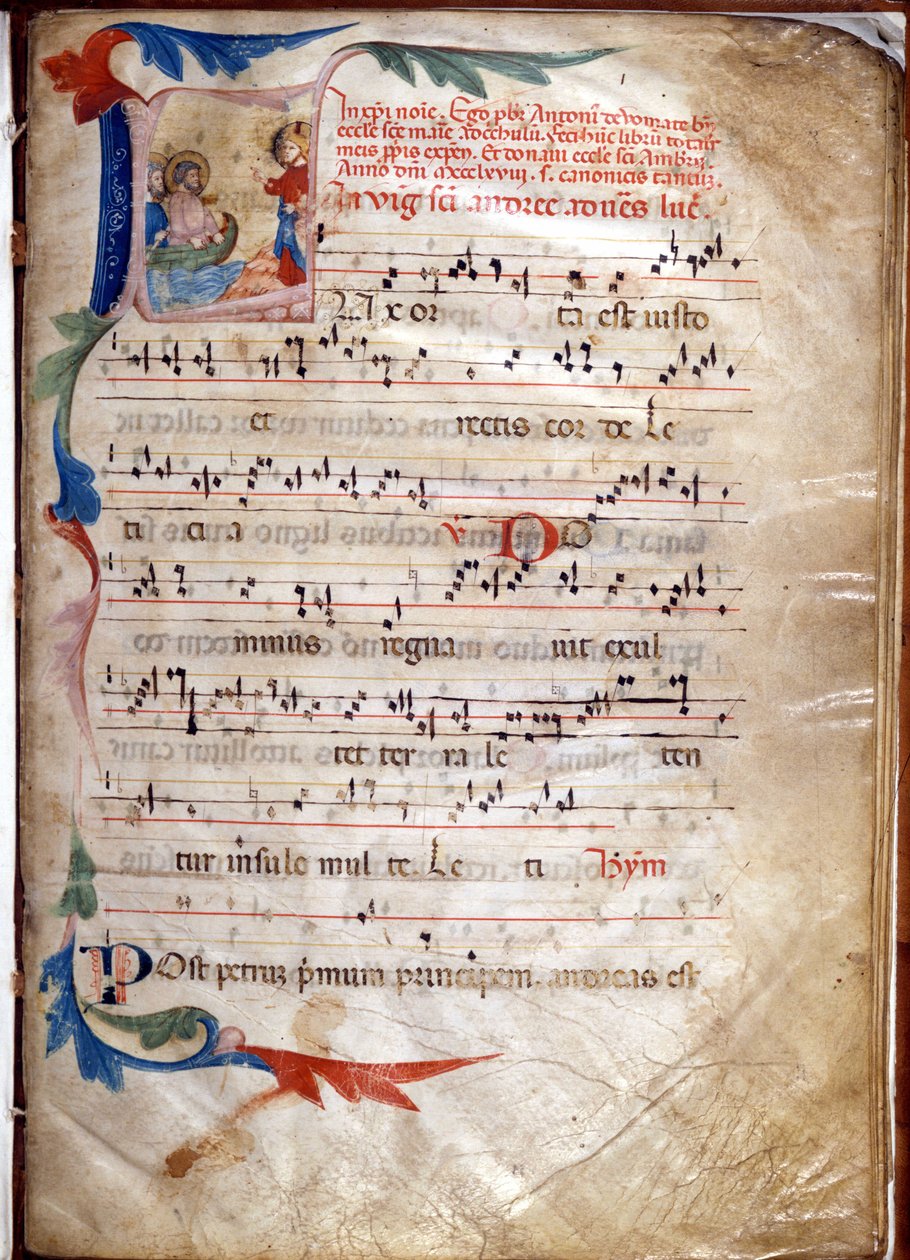 Missaal van Antonio de Vomate, Ambrosiaanse liturgie door Unknown artist