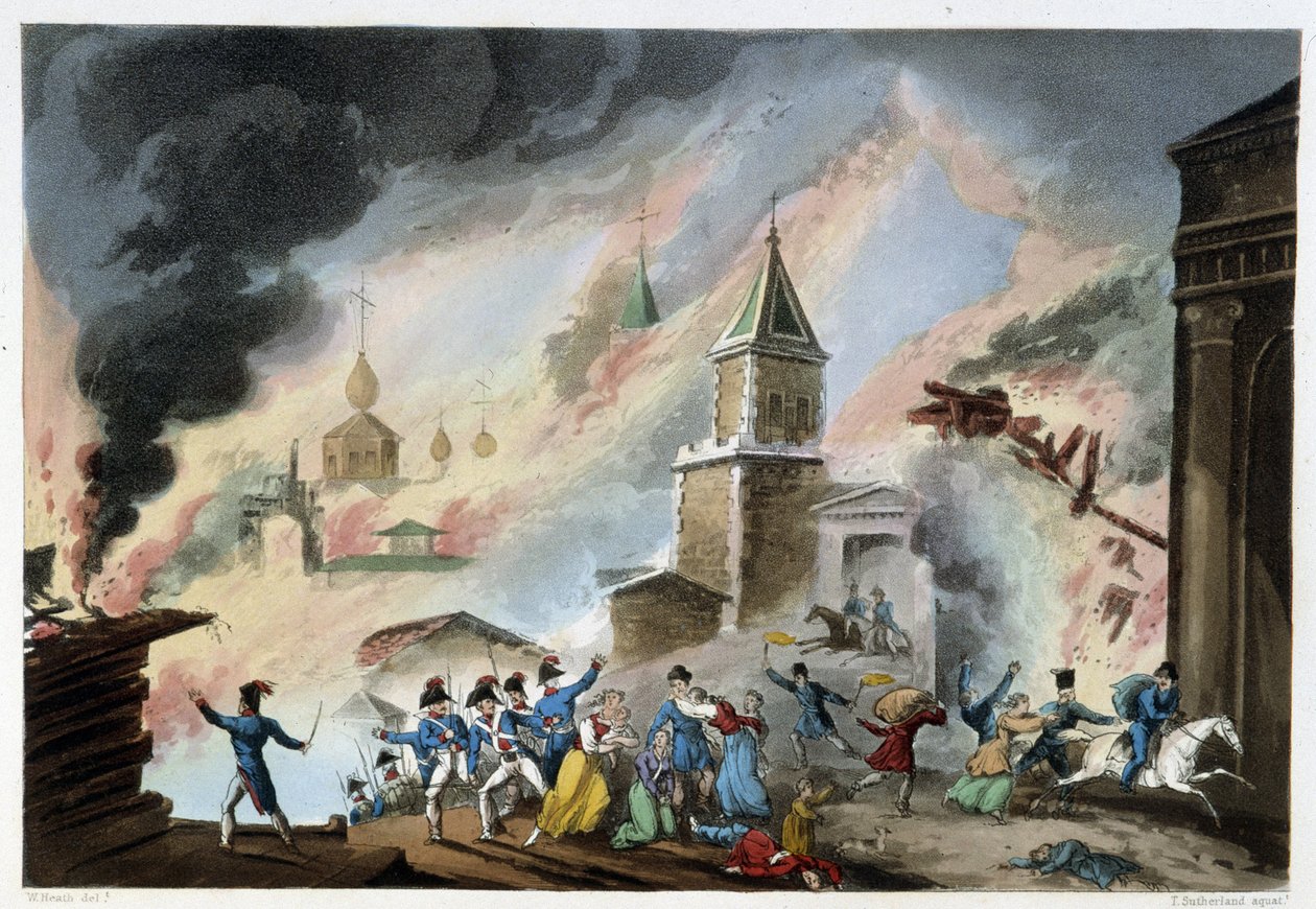 Brand van Moskou, sep. 1812 - in 
