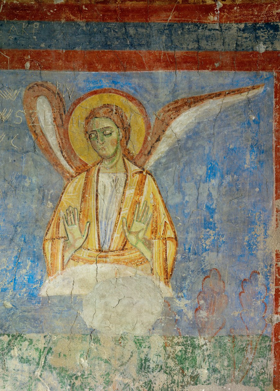 Muurschilderingen in de kerk van het benedictijnenklooster van Lambach, Opper-Oostenrijk (fresco) door Unknown artist