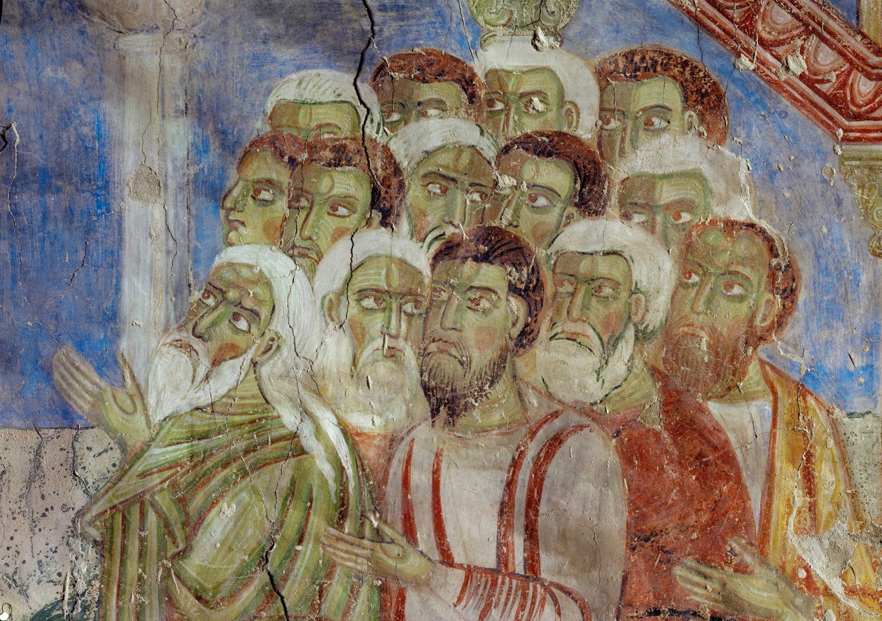 Muurschilderingen in de kerk van het benedictijnenklooster van Lambach, Opper-Oostenrijk (fresco) door Unknown artist