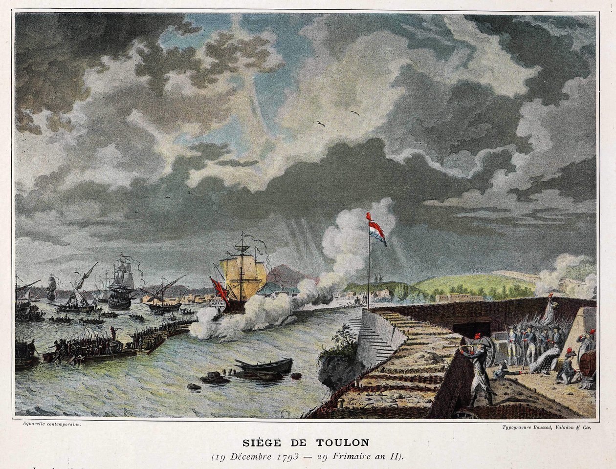 Zeeslag: Beleg van Toulon 19/12/1793 - in 