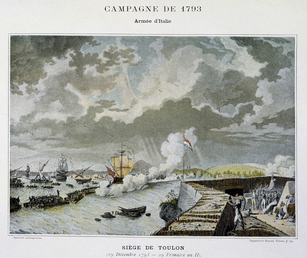 Zeeslag: Beleg van Toulon in 1793 - in 