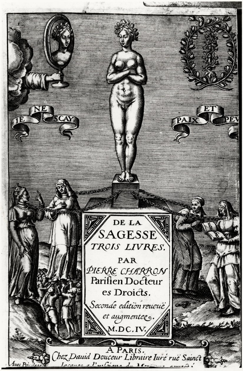 Van Wijsheid, Drie Boeken door Pierre Charron (1541-1603) door Unknown artist