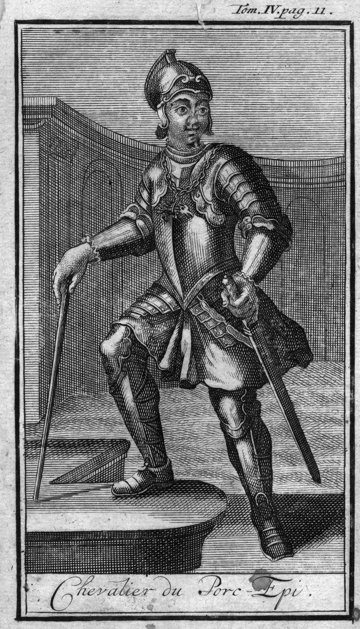 Ridderorden. Ridder van het epische Varken of Camail. In 