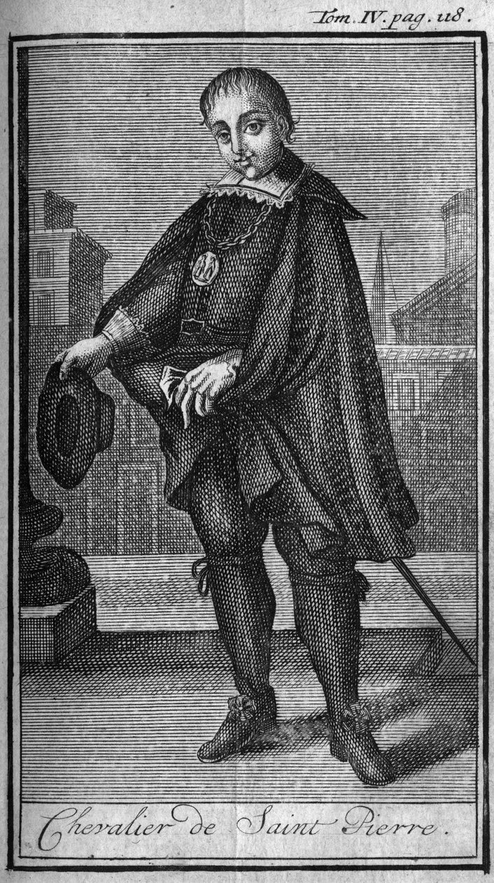 Ridderorden. Ridder van St. Pieter (San Pietro) in Rome in de 15e eeuw. In 