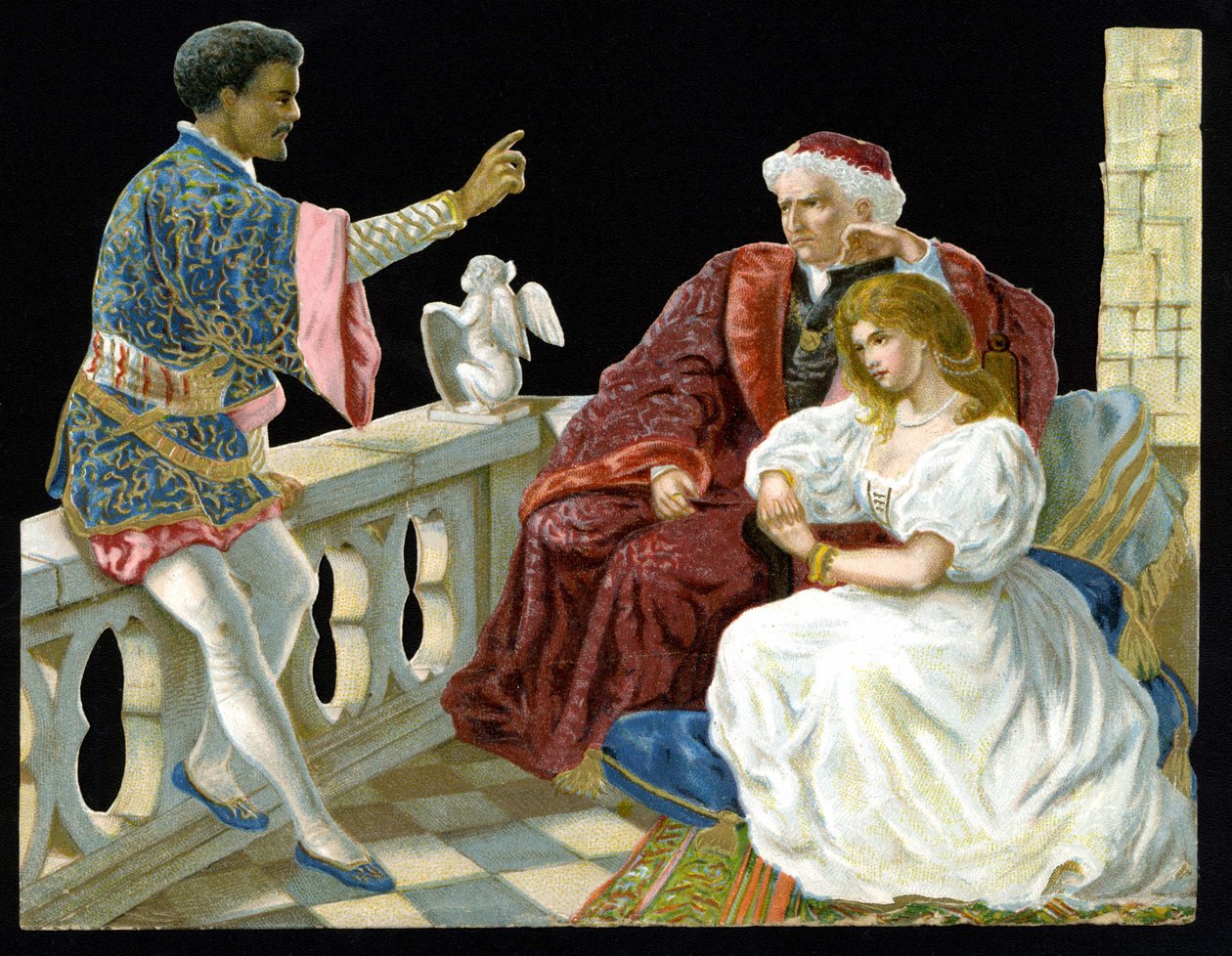 Othello, Desdemona en Iago - in 