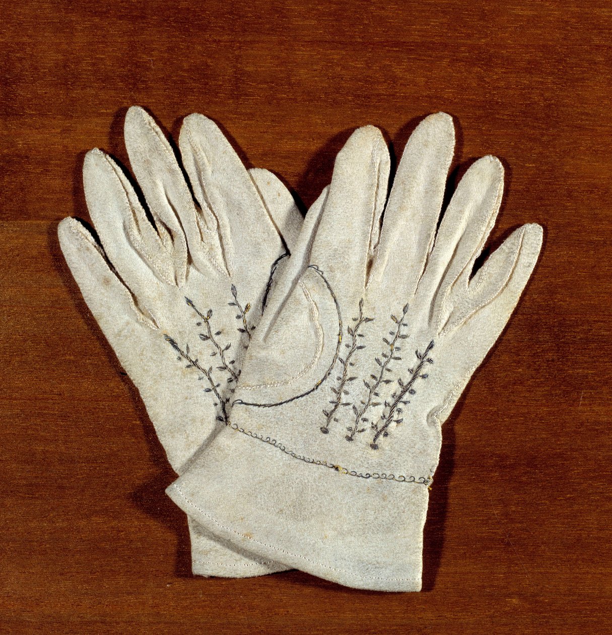 Paar handschoenen van Napoleon II, koning van Rome (1811-1832), zoon van keizer Napoleon I (1769-1821) door Unknown artist