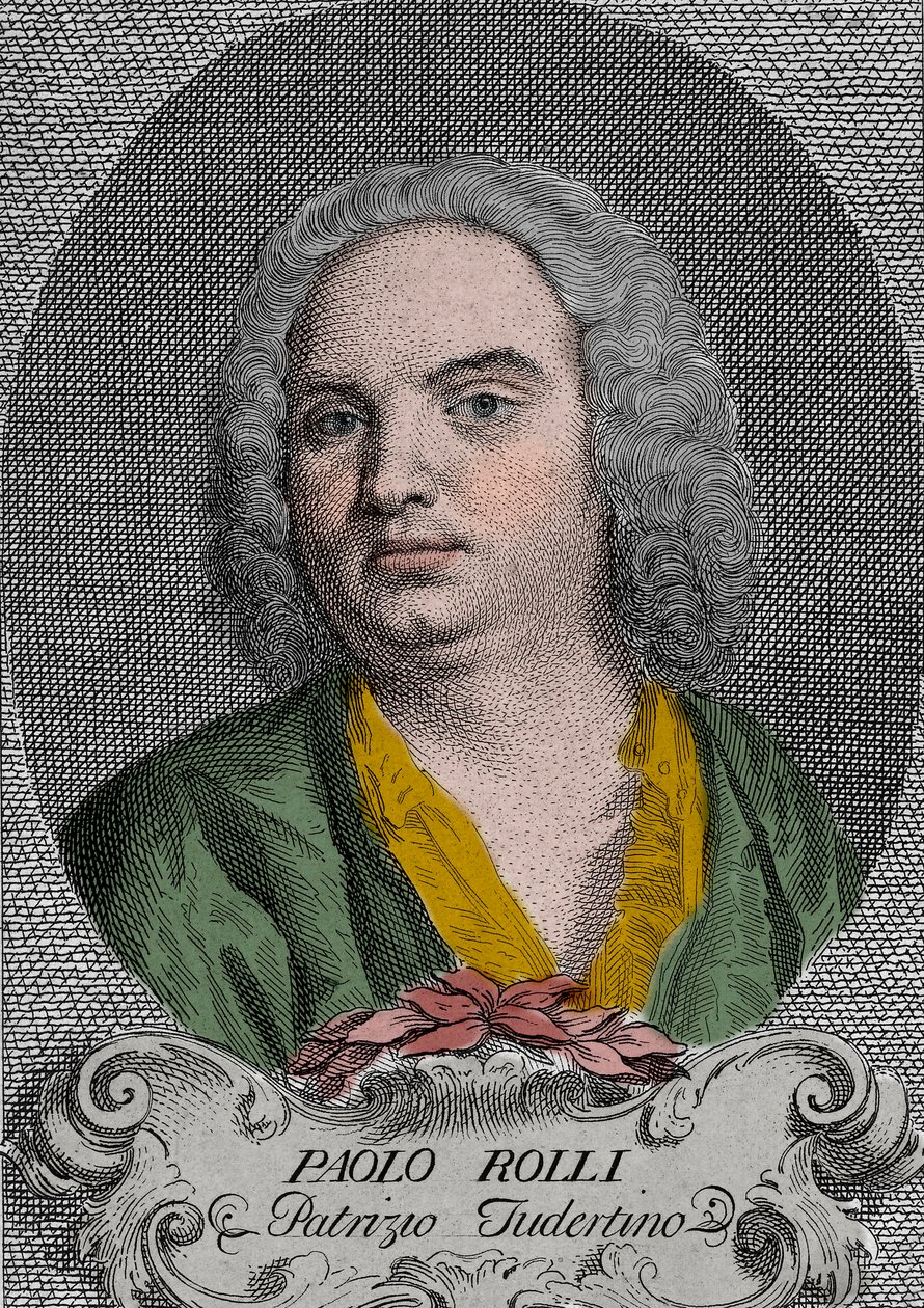 Paolo Antonio Rolli (1687-1765) dichter en librettist van 18e-eeuwse Italiaanse opera - Portret van Paolo Antonio Rolli (1687-1765), Italiaanse dichter door Unknown artist