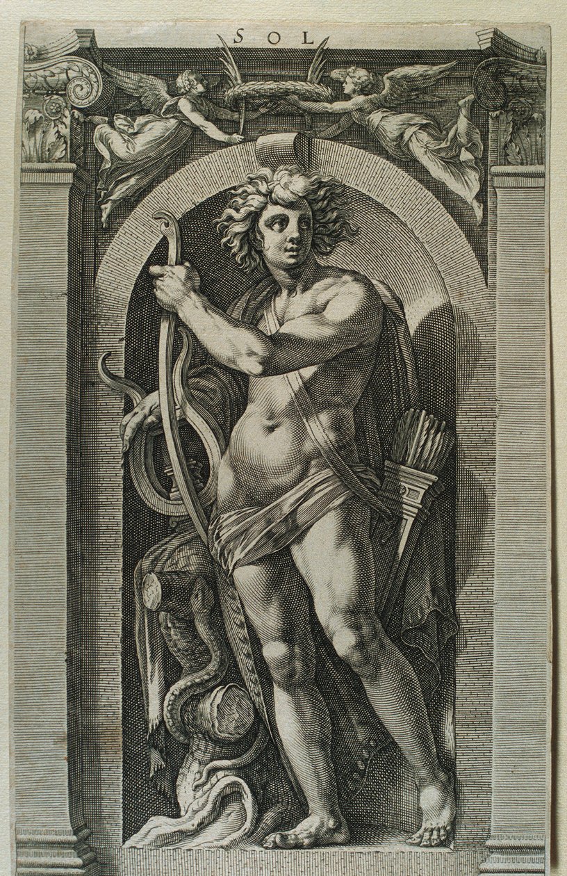 Personificatie van de Zon door Unknown artist