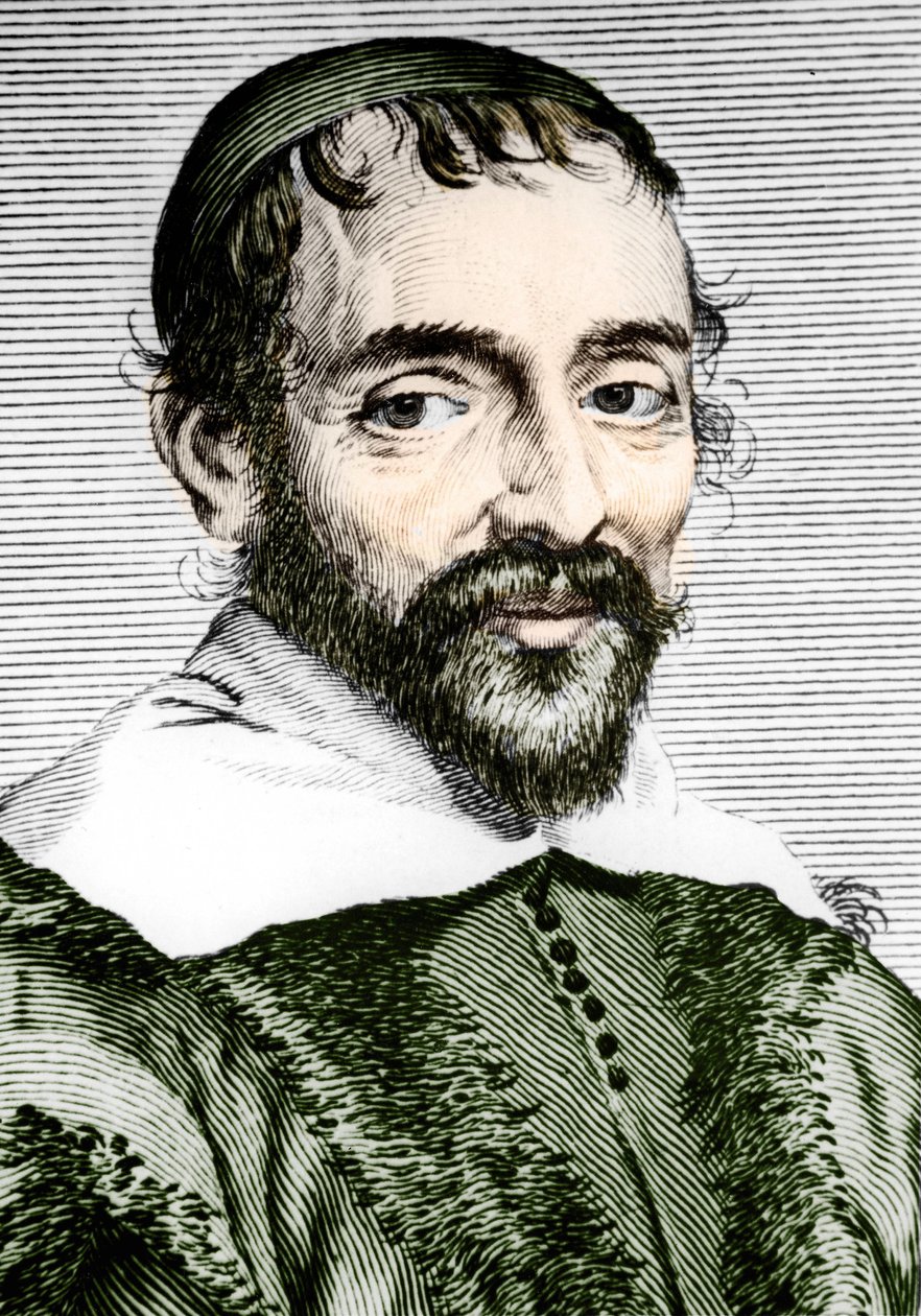 Pierre Gassendi (1592-1655), Franse filosoof, astronoom, wiskundige en natuurkundige. door Unknown artist