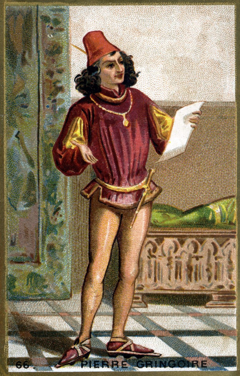 Pierre Gringoire (1475 - 1538), Franse dramatische dichter door Unknown artist