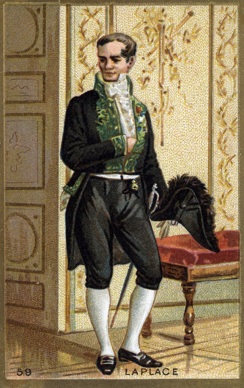 Pierre Simon de Laplace (1749 - 1827), Franse wiskundige en astronoom door Unknown artist