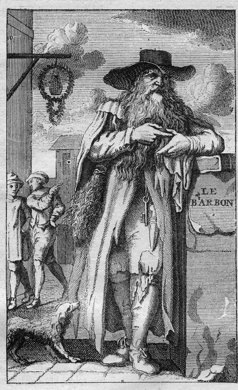 Pierre de Montmaur (1576 -1650) geleerde, Franse dichter van Latijnse uitdrukking - gravure door Unknown artist